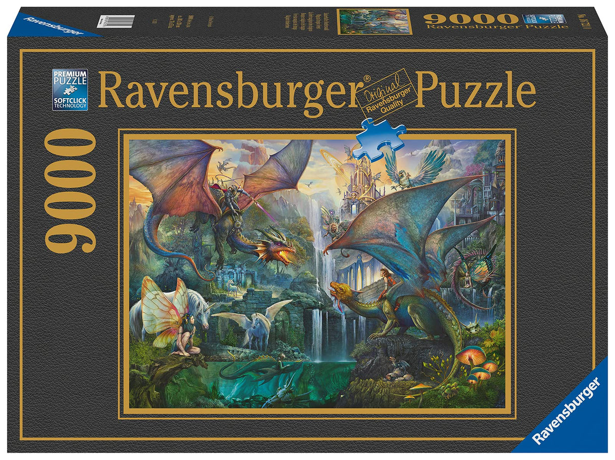 Ravensburger - Puzzle 9000 pieces - La foret magique des dragons