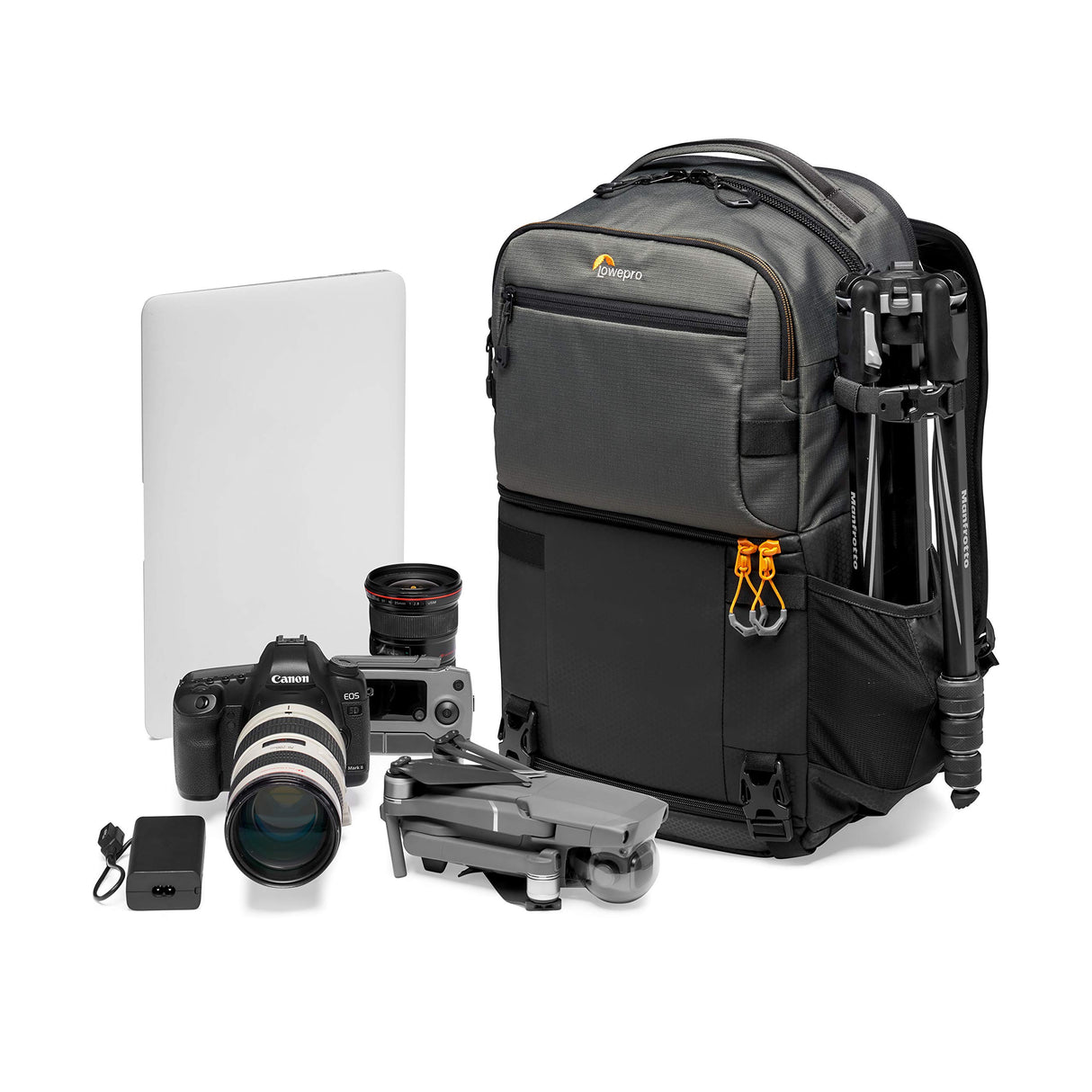 Lowepro LP37331-PWW Fastpack PRO BP 250 AW III - Mochila para Cámaras de Fotos Reflex DSLR Sin Espejo, Nikon D850, 300D Ripstop, con Acceso QuickDoor, Compartimento Para Portátil de 15”