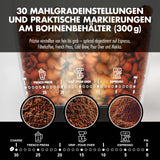 GASTROBACK Barista Molinillo de café eléctrico para máquina portafiltros, grado de molienda ajustable en 30 niveles, molinillo cónico, molinillo de café eléctrico, molinillo de café expreso