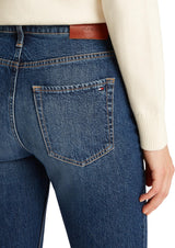 Tommy Hilfiger Vaqueros Mujer Cigarette Lou Slim Fit, Azul (Lou), 32W/28L