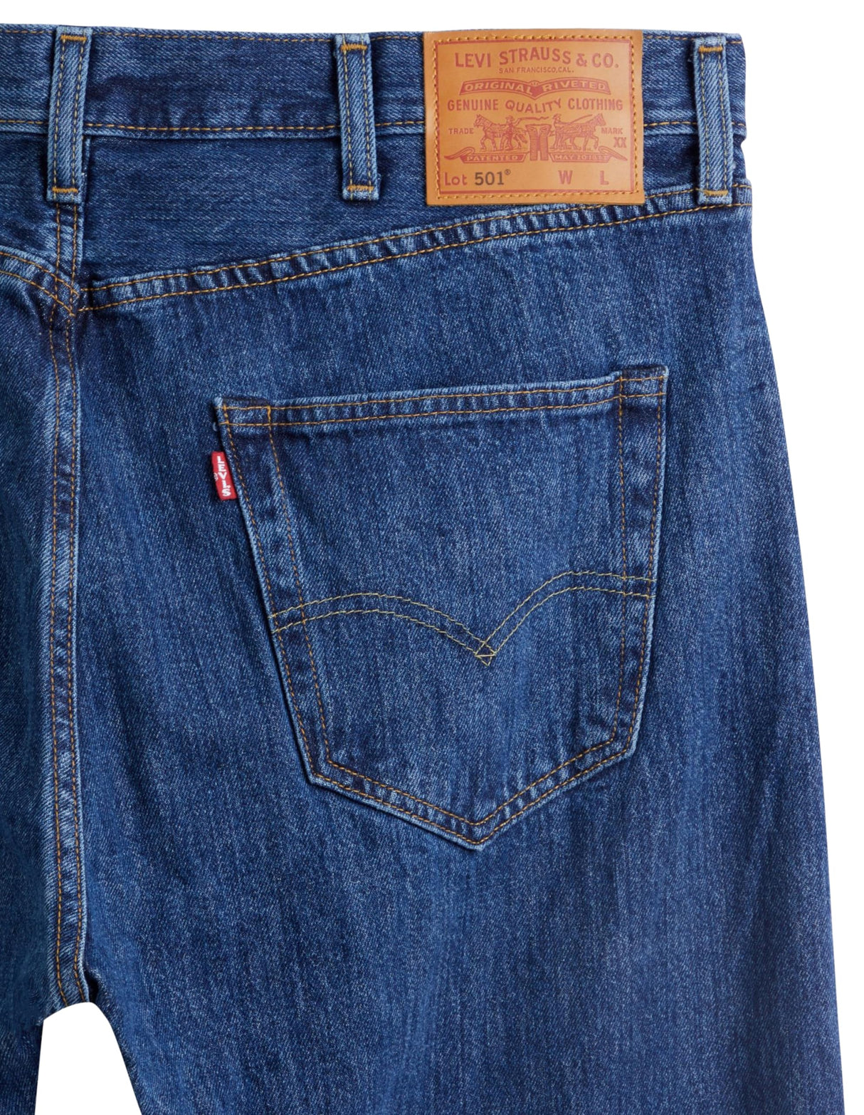 Levi's 501 Original Fit Big & Tall Vaqueros, Medium Indigo Worn, 46W / 32L para Hombre