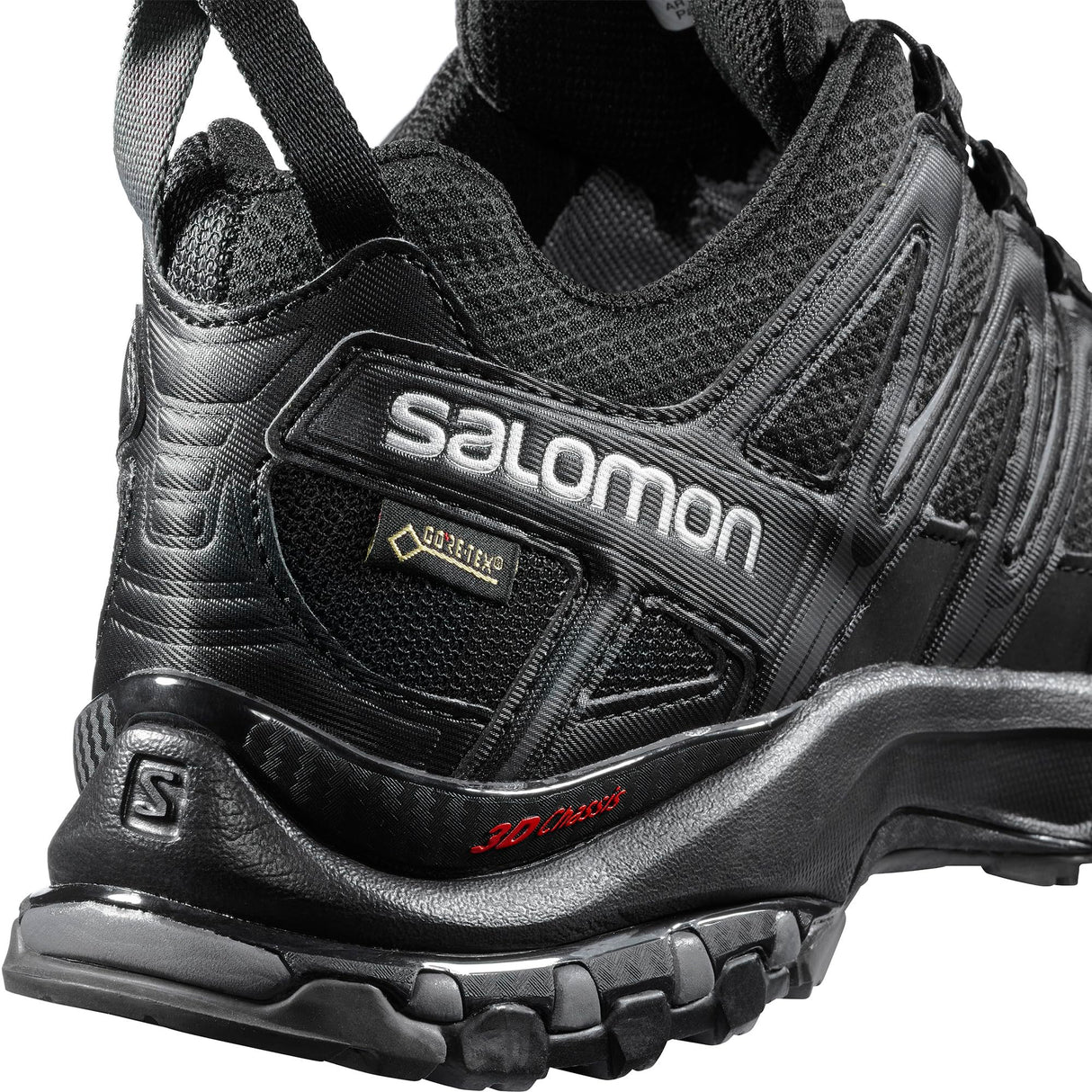 Salomon XA Pro 3D Gore-Tex Zapatillas de Trail Running para Hombre, Ajuste preciso, Agarre en todo tipo de terrenos, Impermeable, Black, 45 1/3