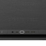 Fractal Design Mood Black PC Case - Sleek Fabric Design, 180mm Top Fan, Conceals 325mm Graphics Card, m-ITX Motherboard Compatible, Easy Access Build, Efficient Cooling