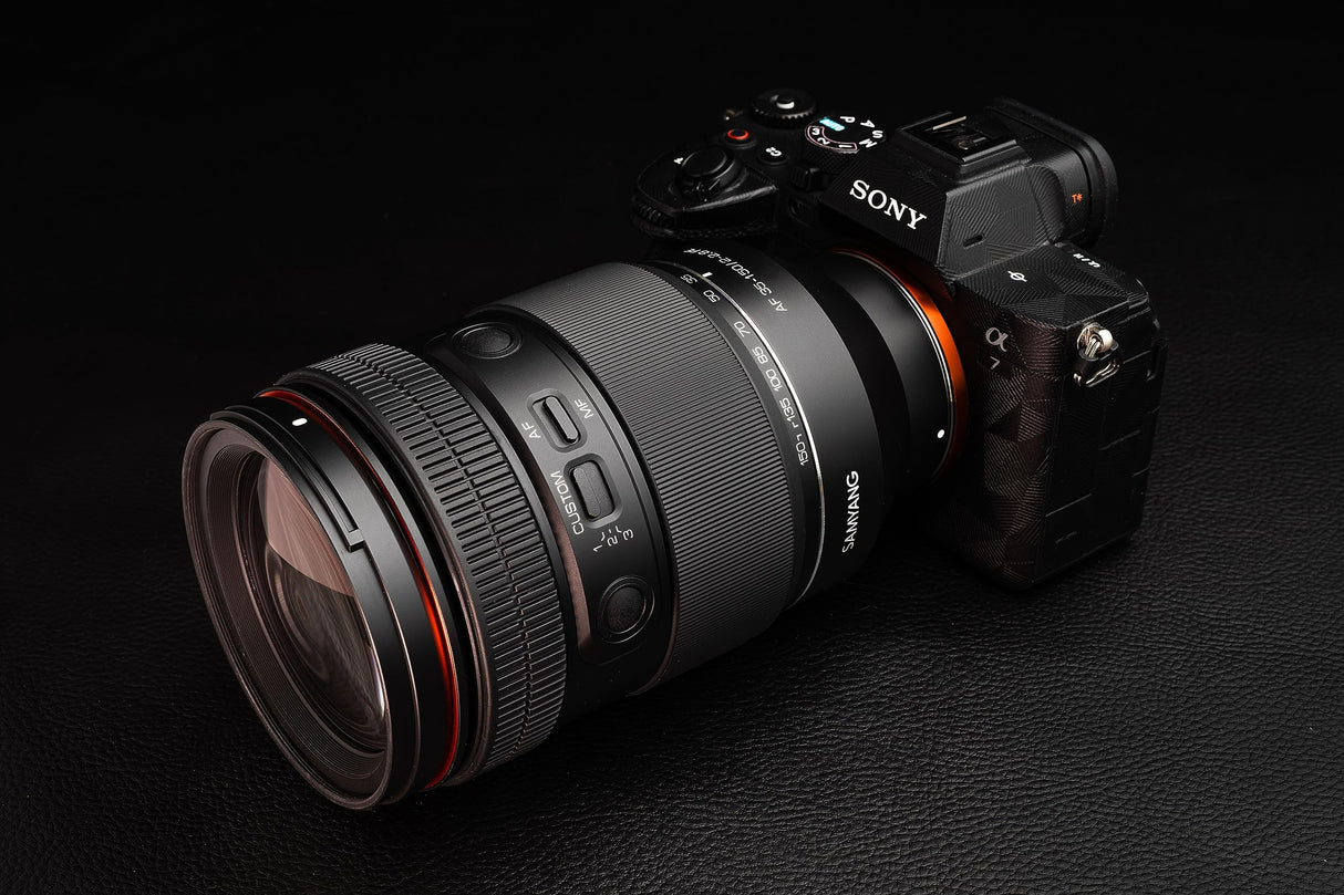 Samyang AF 35-150 mm F2.0-2.8 FE para Sony E- All-in-one lente de zoom con Par Focal , Cinematic Video AF y Dolly Shot Zoom, Custom Switch, protección contra la intemperie