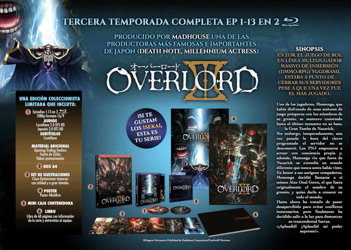 Overlord (Temporada 3) [Bluray] Edición Collectionista [Blu-ray]