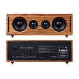 RÖTH & MYERS Bosk Speaker HiFi - Altavoz WiFi/Bluetooth. Altavoz de estantería. Diseño Único en Madera de Zebrano 100% Natural, Multiroom y Multichannel. Spotify, Airplay, DLNA, Óptica, 70W,