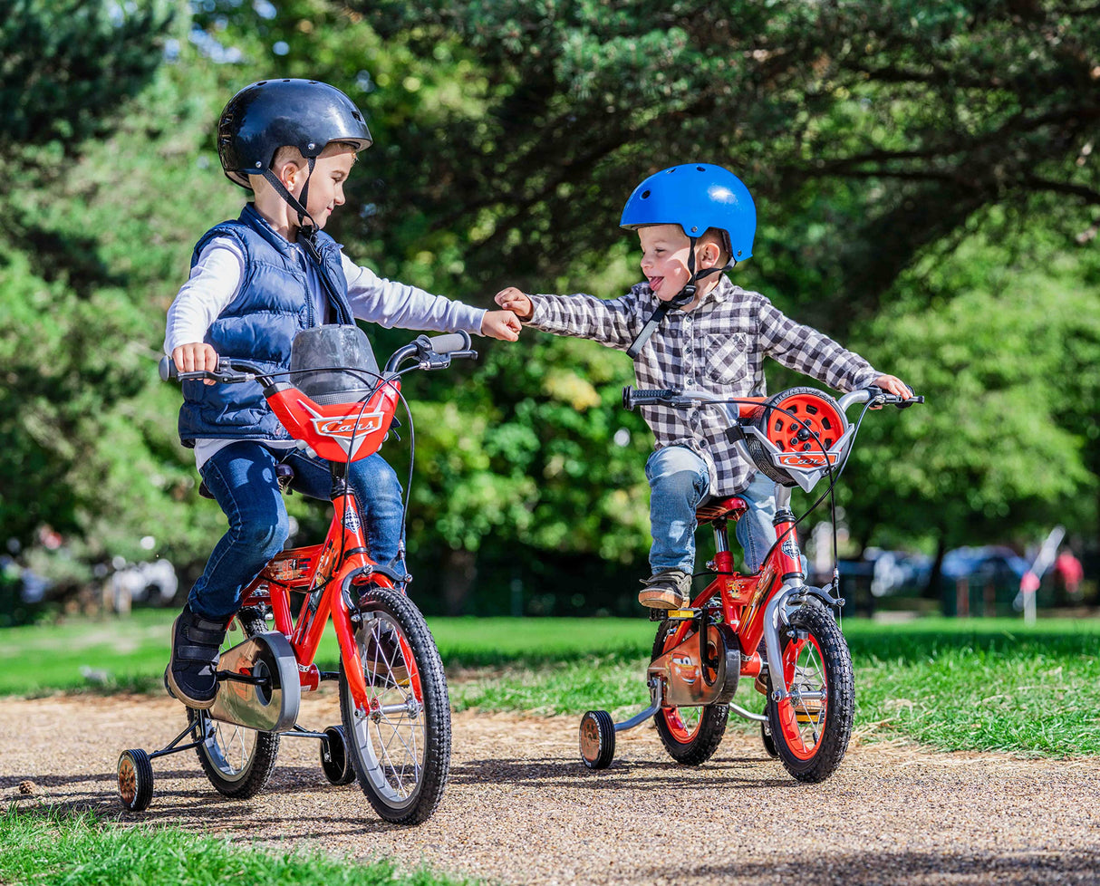 Huffy Bicicletta Pollici Bicicleta de 16 Pulgadas Disney Cars Luxury, Unisex-Baby, Rojo