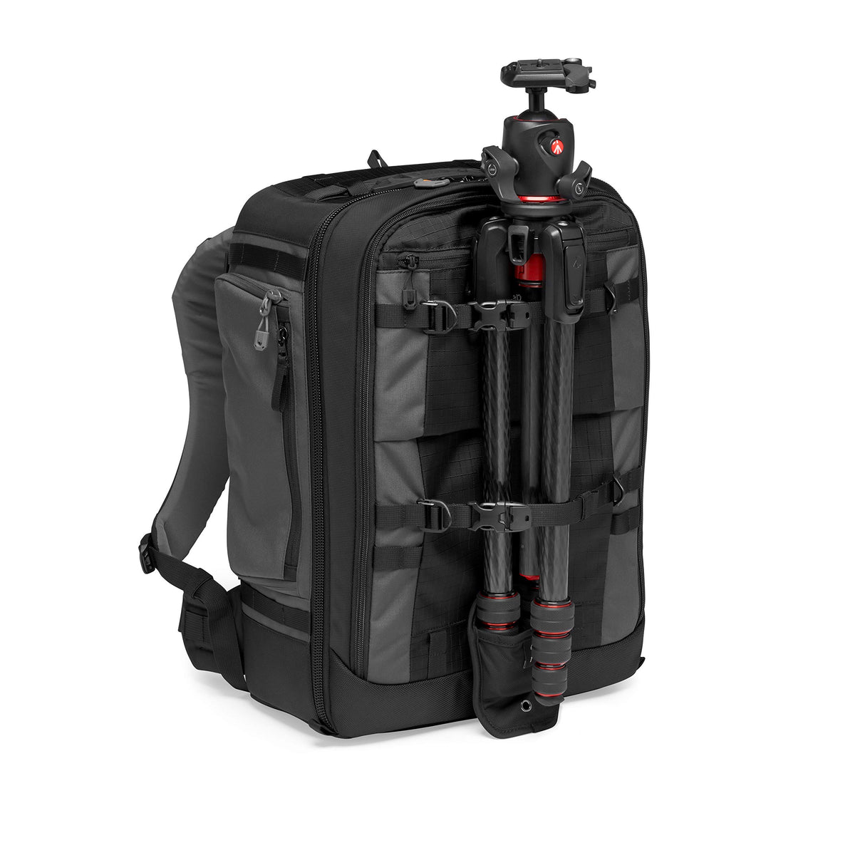 Lowepro Pro Trekker BP 450 AW II, Mochila Fotográfica para Exteriores, Tejido Reciclado, Espacio para Portátil/Tableta de 15", Maxfit, Cámara Mirrorless/DSLR, Negro/Gris Oscuro