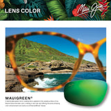 Maui Jim Local Kine Gafas, Black/Tran Green/Lt Trans Grey, 62-15-125 Unisex Adulto