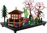 LEGO 10315 Icons Jardín Meditativo, Jardín Zen Botánico para Adultos con Flores de Loto, Decoración de Escritorio Personalizable, Inspirado en Tradiciones Japonesas, Regalo de Jardinería Mindfulness