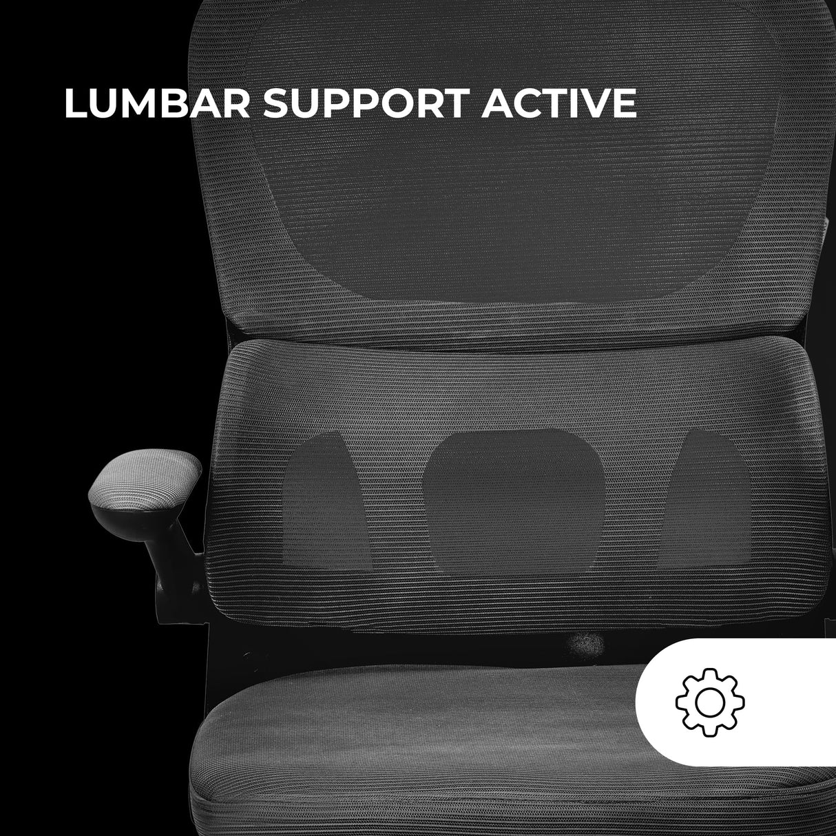 Mars Gaming MGC-ERGOPRO, Silla Ergonómica Profesional, Soporte Lumbar Activo, Malla Transpirable, Altura Ajustable 120-130cm, Reposabrazos Abatibles, Reposacabezas Regulable, Silla de Oficina, Negro