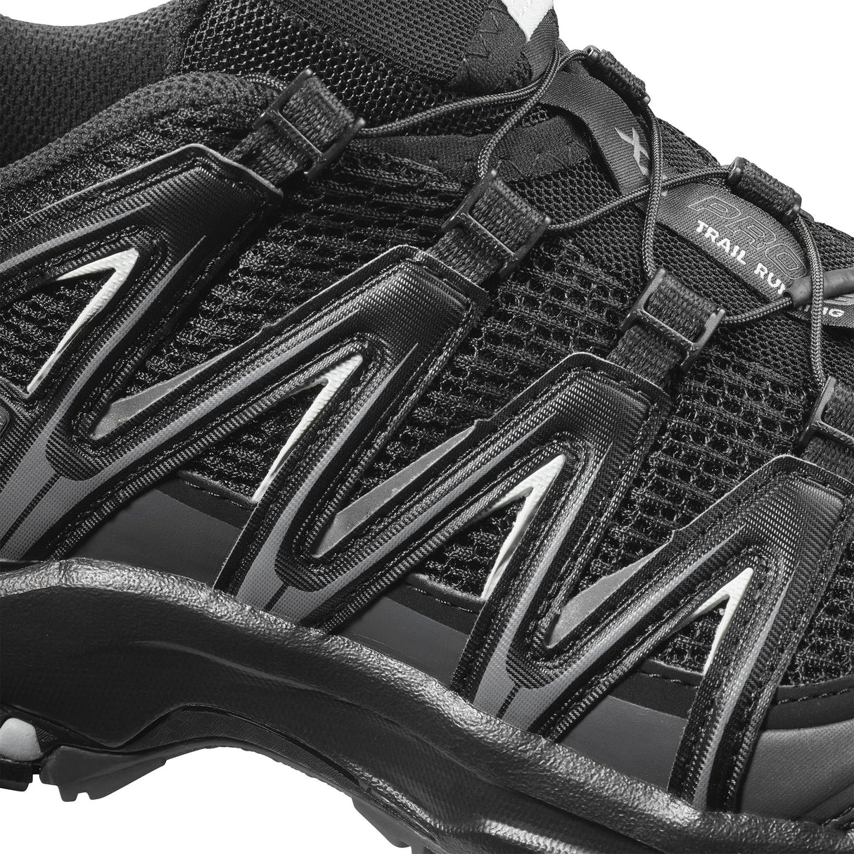 Salomon XA Pro 3D Zapatillas de Trail Running para Hombre, Ajuste preciso, Agarre en todo tipo de terrenos, Senderismo, Black, 40