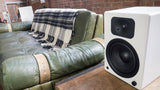 Wavemaster Two Neo - Altavoces de estantería 2.0 (60 W) con Bluetooth, color blanco suave