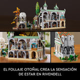 LEGO Icons EL SEÑOR DE LOS Anillos: RIVENDEL - Regalo por el Día del Padre - Maqueta para Construir de la Tierra Media - Gran Set con 15 Minifiguras Inc. Frodo, Bilbo, Gandalf y Legolas 10316