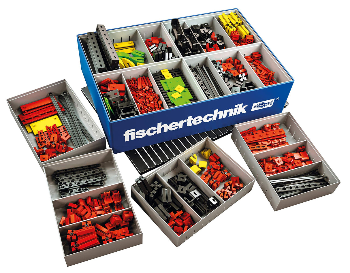 fischertechnik Creative Box Basic 554195 - juego de construcción con 630 piezas, kit de construcción para niños a partir de 7 años
