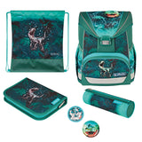 herlitz Equipaje unisex ultraligero Plus para niños (paquete de 1), Green Rex, Kindergepäck, Mochila escolar