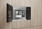 Haier Series 2&4 H38FMWID4ID27N Microondas Integrable con Grill, 8 Niveles Potencia, 6 Funciones, Interfaz táctil, Boton de Apertura de Puerta (no táctil), 8 Automenús, Bloqueo seguridad, Negro