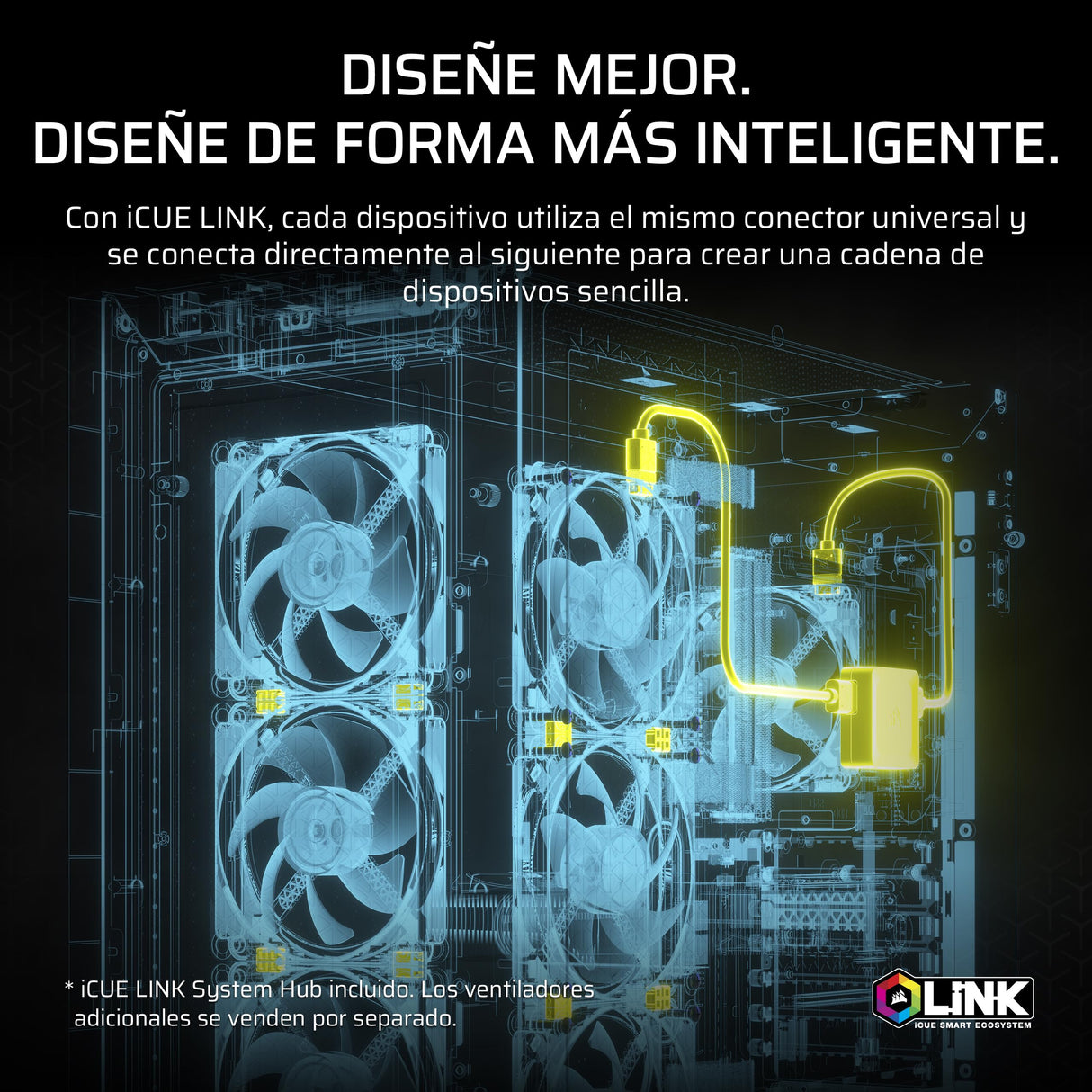 CORSAIR iCUE LINK TITAN 360 RX Refrigerador Líquido RGB Para CPU – 360mm AIO – 3x RX120 Ventiladores RGB Incluidos – Compatible con Intel LGA 1851/1700, AMD AM5/AM4 – Hub iCUE LINK Incluido – Blanco