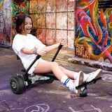 SISIGAD All-terrain Hoverboard 8.5 inches, Hoverboards with Go-Kart, Bluetooth,For Children and Adults