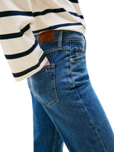 Tommy Hilfiger Vaqueros Mujer Classic Straight Fit, Azul (Nos Mid Blue), 30W/25L