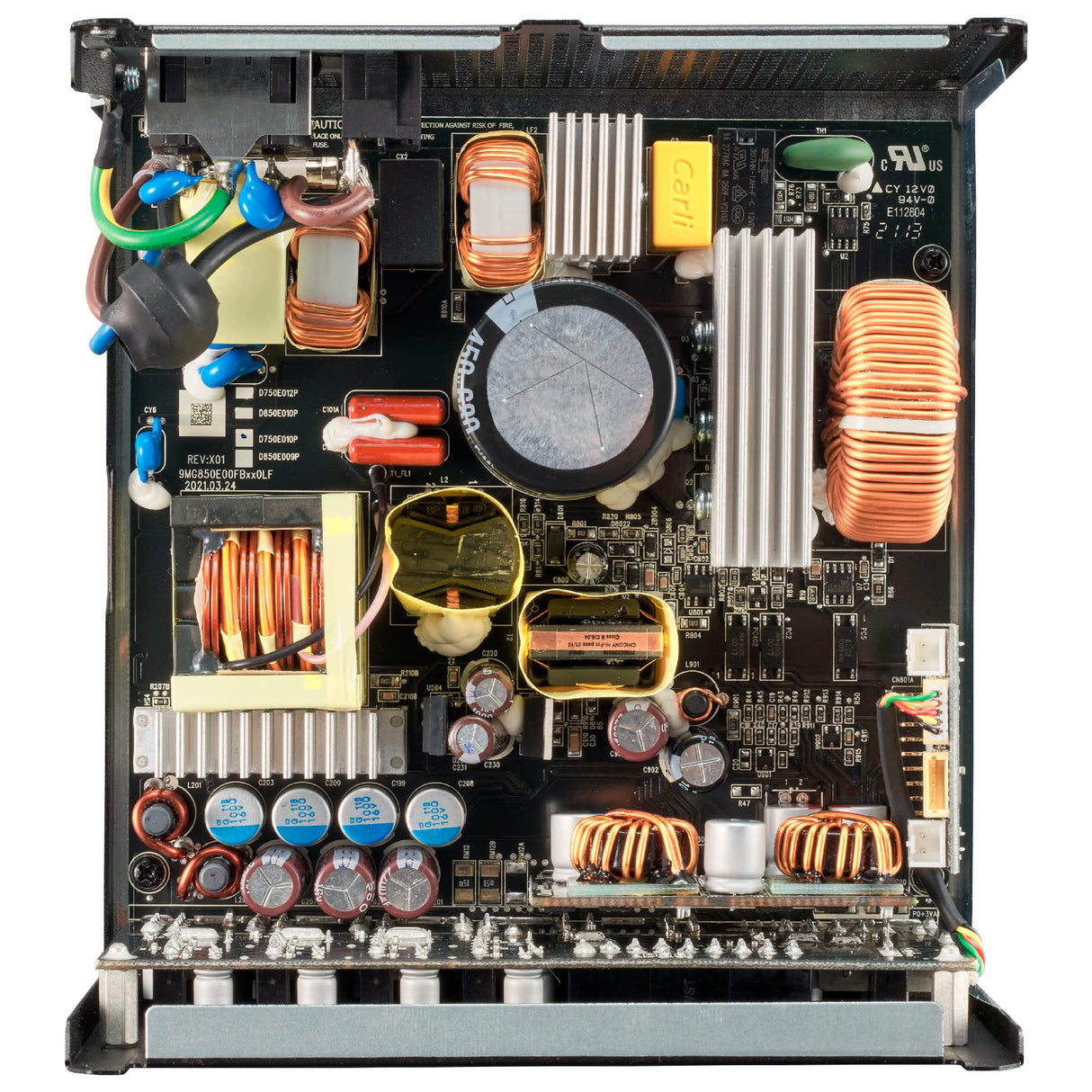 Cooler Master V850 Gold i Multi PSU, Enchufe EU – 850W, 80 PLUS Gold, Totalmente Modular, Semi Digital, Soporte ATX 3.0, Ventilador FDB 135mm, Modo Smart Thermal Control, MasterPlus+, 10 Años Garantía
