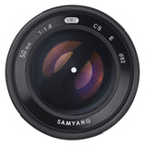 Samyang CSC-Mirrorless - Objetivo fotográfico para Sony E (50mm F1.2 AS UMC CS), Negro