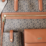 DKNY R22aju20-d2e-grande, Bolsa de Mujeres, Moca/Caramelo