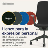 Steelcase SILQ Silla con Respaldo de mirlo/mirlo y Funda Negra