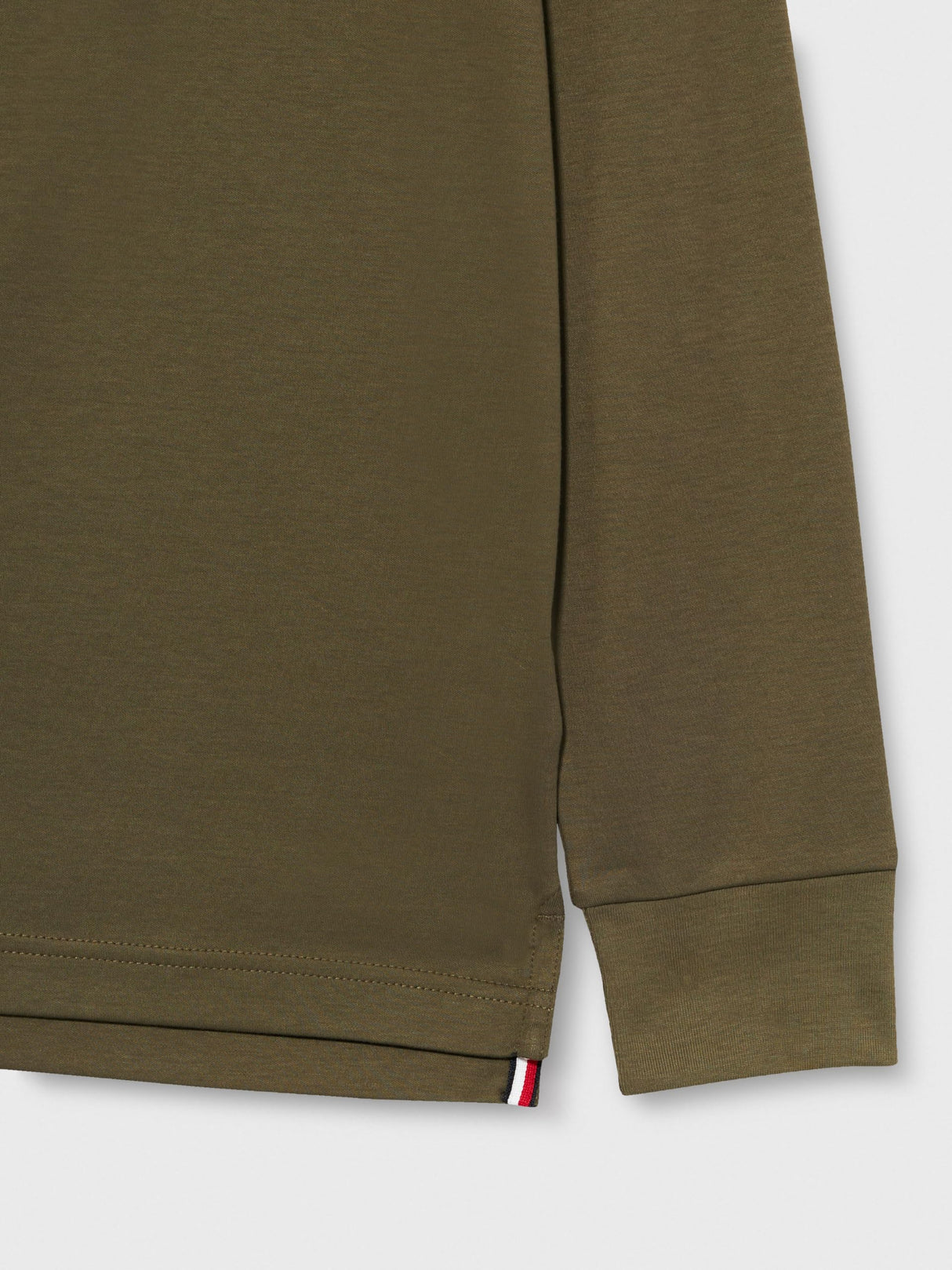 Tommy Hilfiger Polo de Manga Larga Hombre Liquid Cotton Regular Fit, Multicolor (Army Green), M
