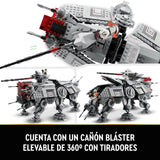 LEGO Star Wars 75337 Caminante AT-TE - Juguete Construcción con 3 Minifiguras de Soldados Clon 212 y Figura de Droide Araña - Regalo para Niños y Niñas de 9+ Años y Fans de La Venganza de los Sith