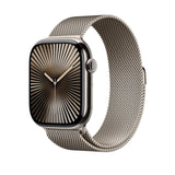 Apple Watch Band - Pulsera Milanese Loop - 46 mm - Natural - Talla S/M