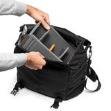 Lowepro ProTactic MG 160 AW II Messenger para Sin Espejo y DSLR - Divisor Quickshelf - Equipos y Equipo personal - Sin Espejo como Sony Apha9 - LP37266-PWW