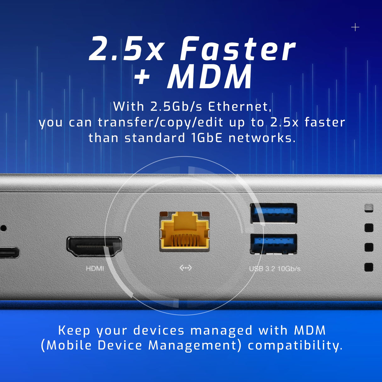 OWC Thunderbolt Go Dock, 11 Puertos, Thunderbolt 4, Fuente de alimentación integrada, Carga de 90 W, Compatible con Mac Thunderbolt y USB-C, PC, Chromebooks y Dispositivos Android, OWCTB4DKG11P