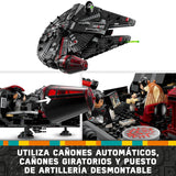 LEGO Star Wars 75389 Halcón Oscuro - Maqueta de Juguete de Nave Estelar para Jugar y Exponer - Cañones Automáticos, Giratorios y 6 Minifiguras Inc. C-3PO - Regalo para Niños de 10+ Años y Fans