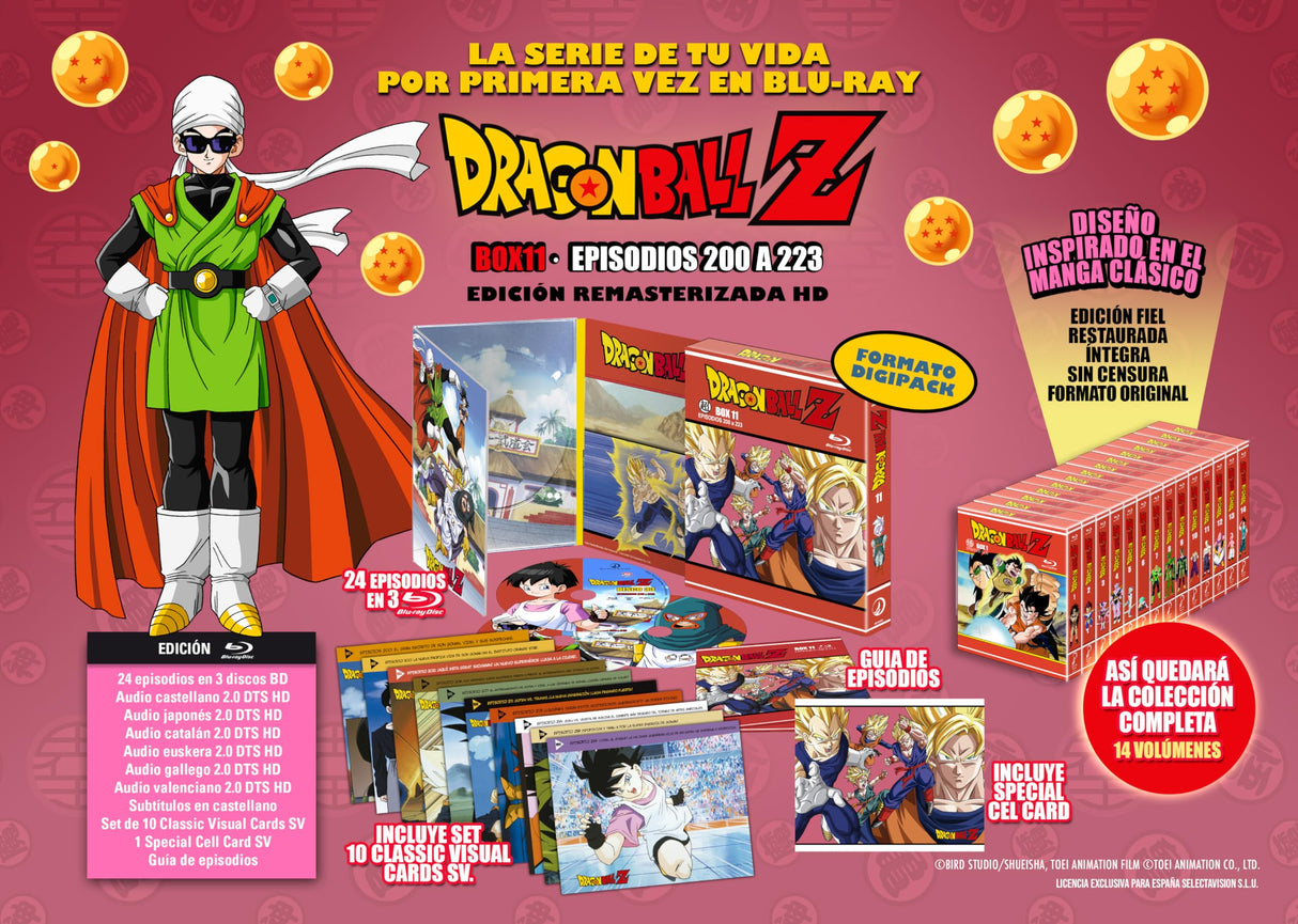 Dragon Ball Z Box 11 (Episodios 200 a 223) [Bluray] [Blu-ray]