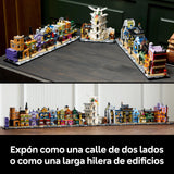 LEGO Harry Potter Tiendas Mágicas del Callejón Diagon Maqueta para Adultos y 12 Micro Figuras de Colección, Autobús Noctámbulo, Regalo para Mujeres y Hombres, Decoración Dormitorio, Set de Magia 76444