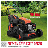 Cortacésped Güde Big Wheeler 514.6 R (Motor de Motor de 4 Tiempos, 3,4/4,6 (kW/PS), Ancho de Corte 508 mm)