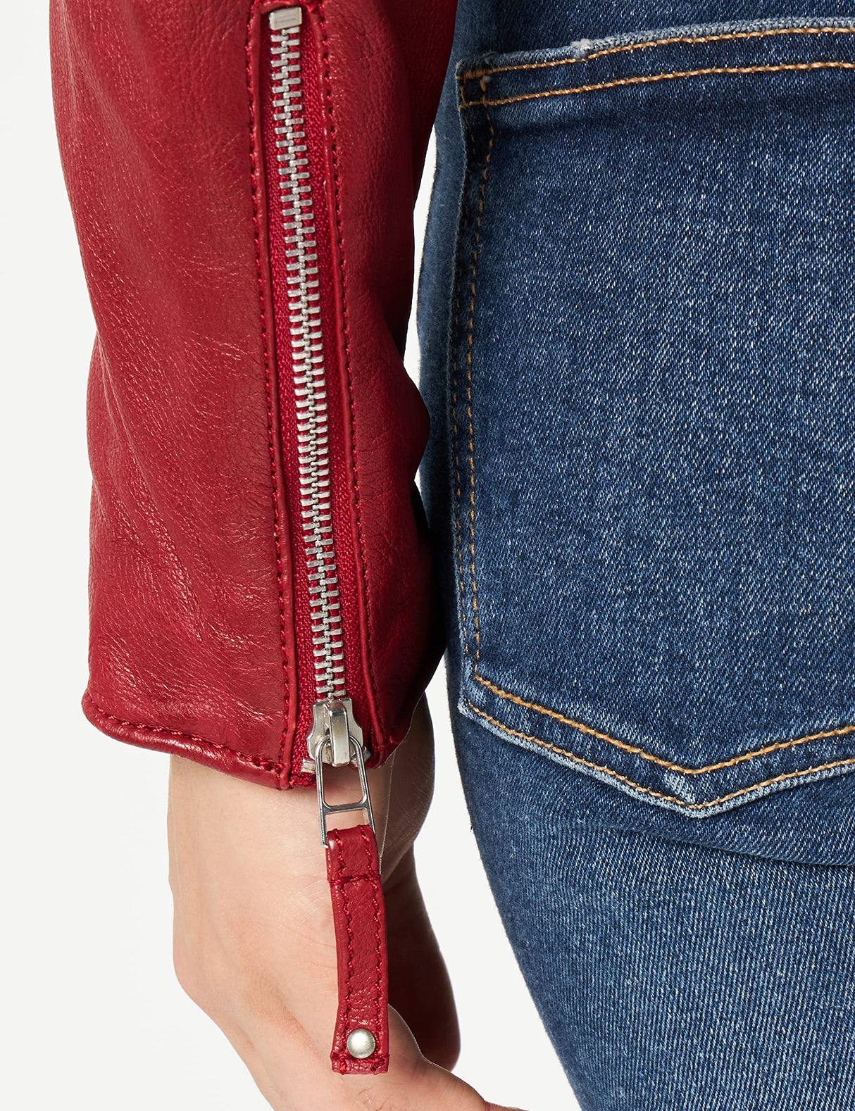 Freaky Nation Biker Princess Chaqueta, Rojo (Apple 4068), M para Mujer