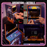 Numskull Quarter Arcades Space Invaders I Edición de Coleccionista Mini Arcade - Réplica Auténtica de Madera a Escala 1/4, ROM Original, Batería Recargable y Altavoces de 3W para Fans del Retro