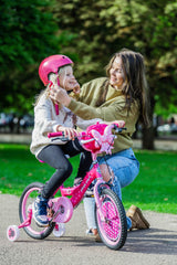Huffy Bicicleta Pulgadas Minnie Luxury, Bebés niñas, Rosa, 16 pollici