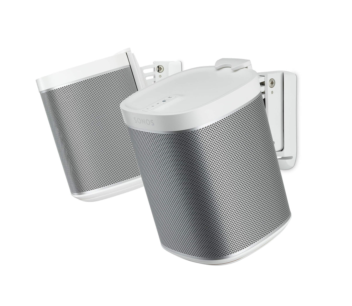 Flexson Soporte de Pared para Sonos One, One SL y Play:1 - Blanco (Par)