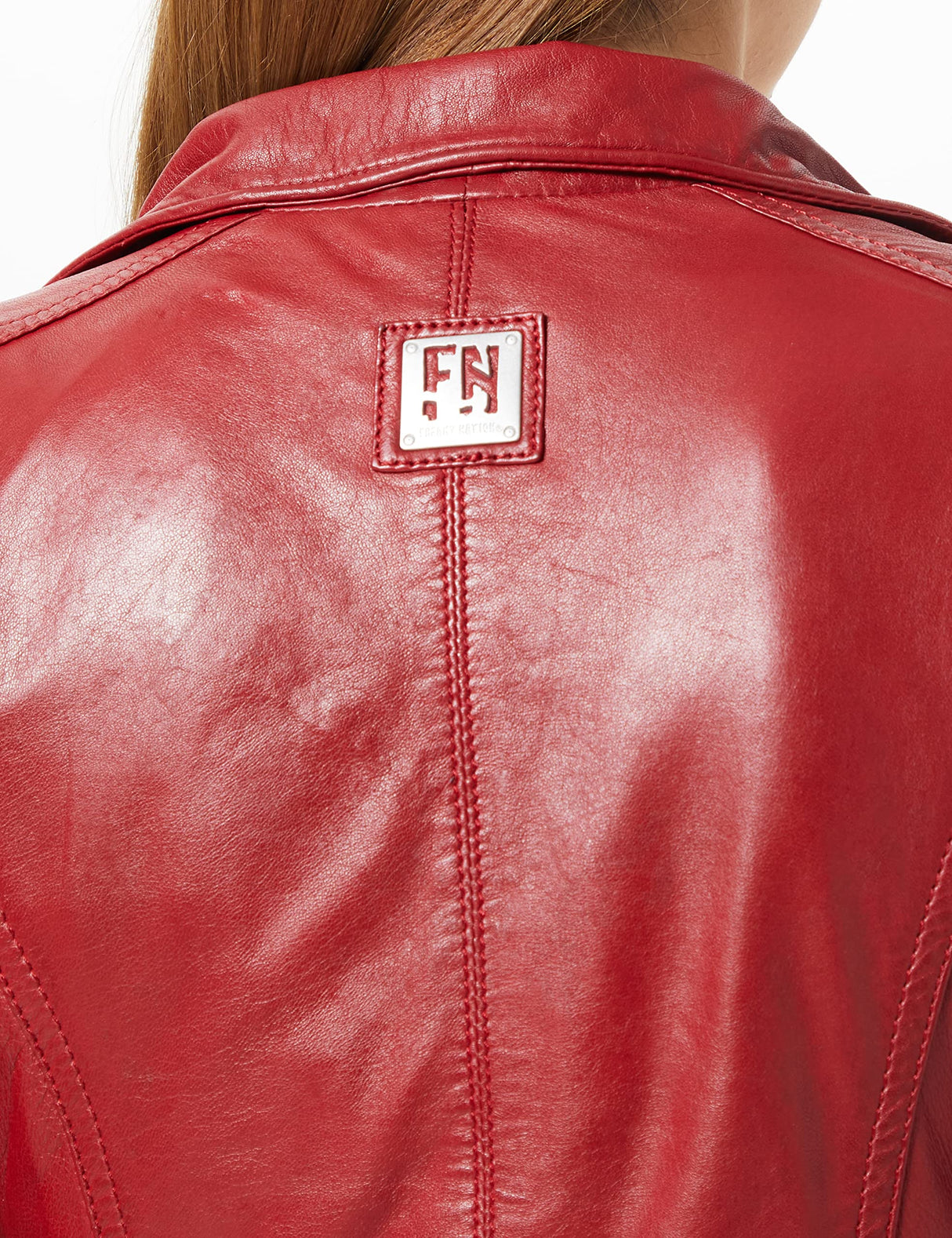Freaky Nation Biker Princess Chaqueta, Rojo (Apple 4068), M para Mujer