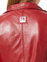 Freaky Nation Biker Princess Chaqueta, Rojo (Apple 4068), M para Mujer