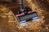 Hoover HF9 Home HF920H, Aspiradora Escoba sin Cable, sin Bolsa, 3 en 1, Escoba, de Mano y Vertical, Cepillo Antienredos, Autonomía 60 min, Color Gris/Rosa