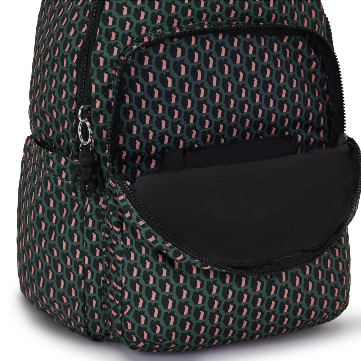 Kipling Seoul, Mochila con Protección Para Portátil 15", Impermeable, 44 cm, 27 L, 0.65 kg, Negro (3d K Pink)
