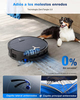 ECOVACS DEEBOT X9 Pro Omni Robot Aspirador y friegasuelos, 16 600 Pa, Ultrafino, fregado con mopa y autolavado inst, OZMO Roller, ZeroTange 3.0, TruEdge 2.0, Secado Aire Cal, Negro