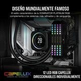 Corsair DOMINATOR PLATINUM RGB DDR5 32 GB (2 x 16 GB) 5200MHz C40 Memoria per Desktop (Regulación de voltaje integrada, Refrigeración DHX patentada, 12 LEDs CAPELLIX RGB, Optimizadas para Intel) Negro