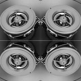 OSD Audio ICE520 5.25" 100W Altavoz de Techo Parrilla pintable (Blanco, par)