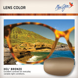 Maui Jim Orchid Gafas, Tortoise W/Peacock, 57-18-140 Unisex Adulto