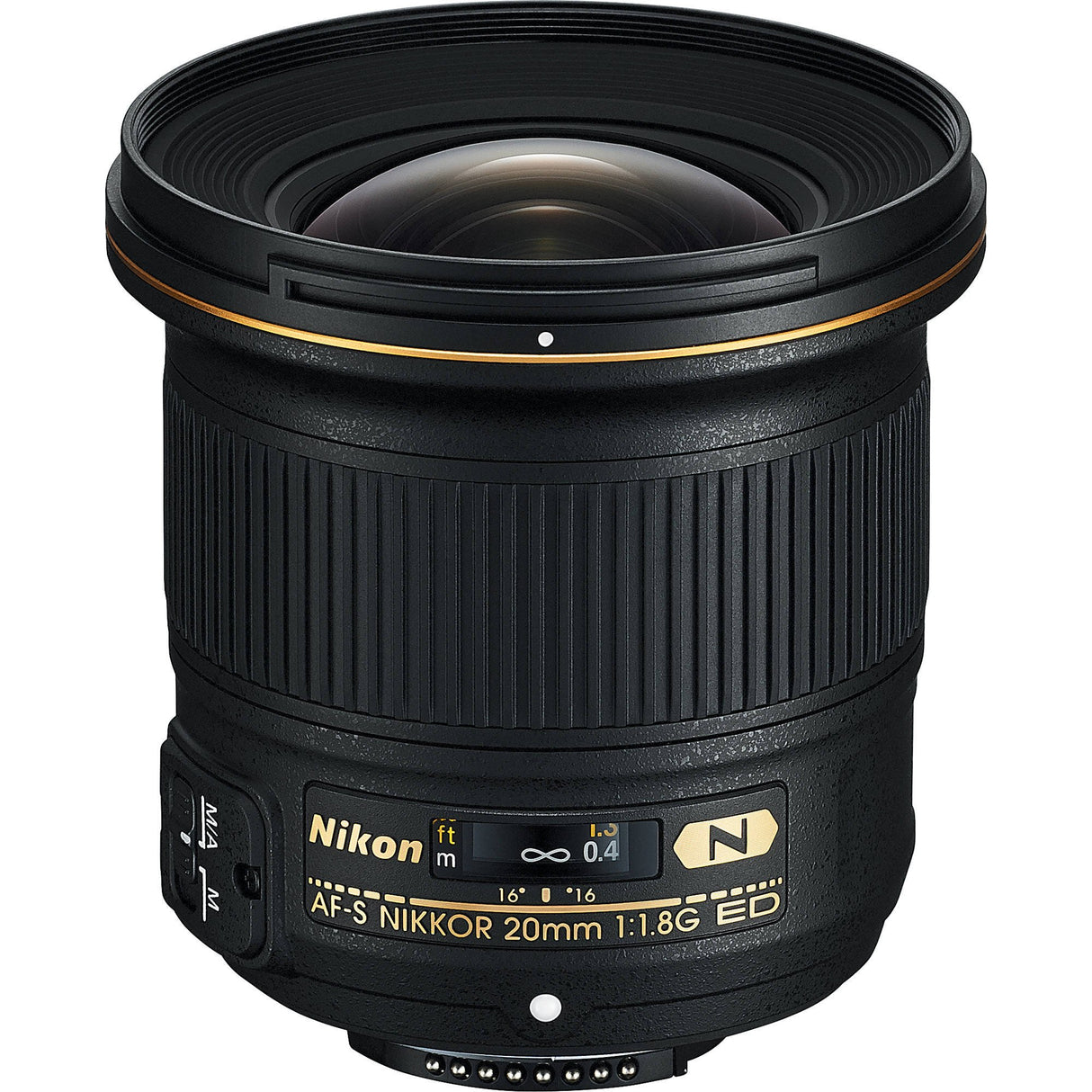 Nikon JAA138DA - Objetivo para Nikon (Distancia Focal Fija 20mm, diámetro: 20mm) Negro